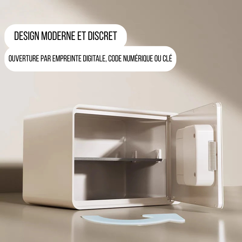 Coffre fort à empreinte digitale